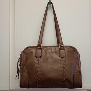 HOBO Brown Leather Tote Bag
